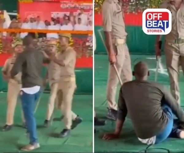 VIDEO: અખિલેશ યાદવની સુરક્ષામાં મોટી ચૂક